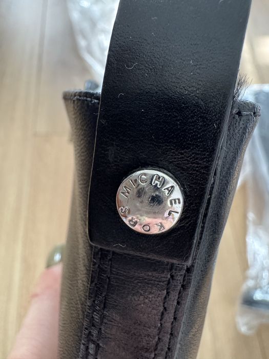 Демісезонні шкіряні високі чоботи