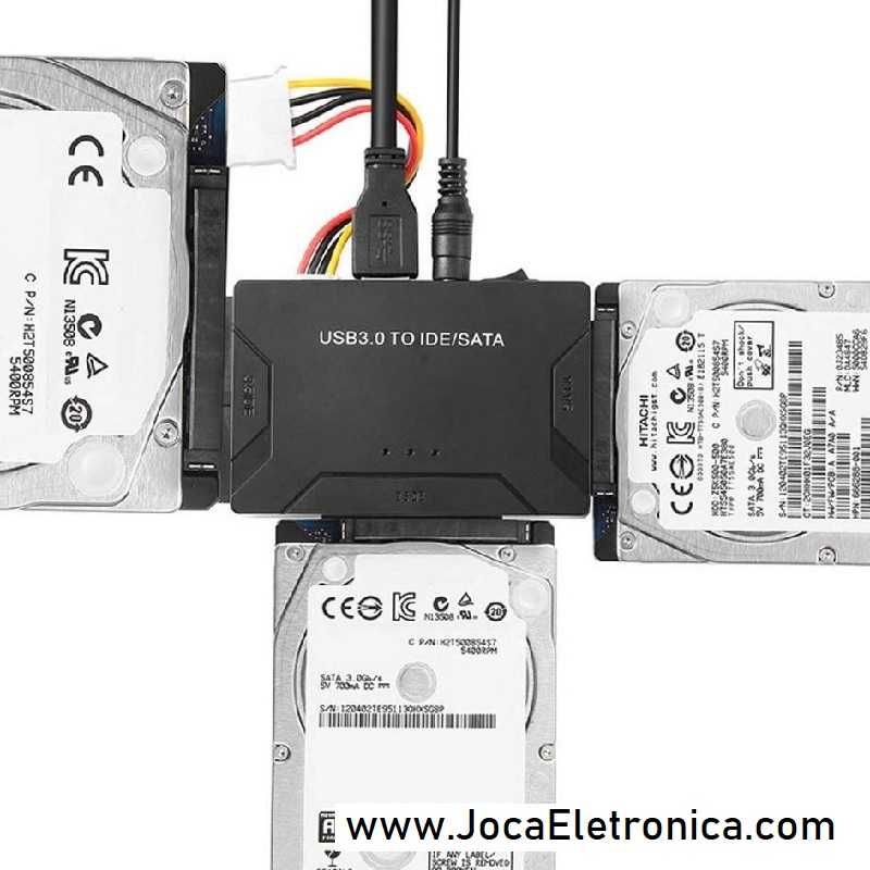 Conversor Adaptador IDE / SATA para USB 3.0