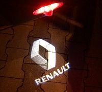Подсветка дверей с логотипом Рено Renault Megan Laguna