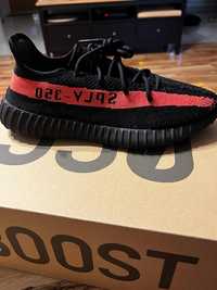 yeezy BOOST 350 v2 core black red 46
