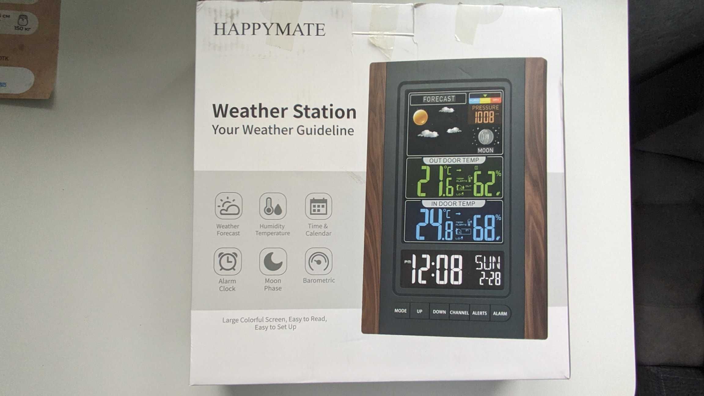 Метеостанція HAPPYMATE із зовнішнім датчиком