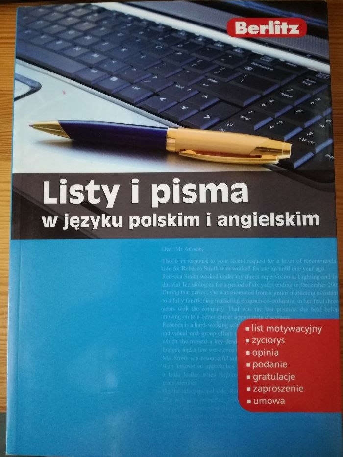Listy i pisma w języku polskim i angielskim