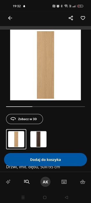 Drzwi pax storklinta zawiasy ikea