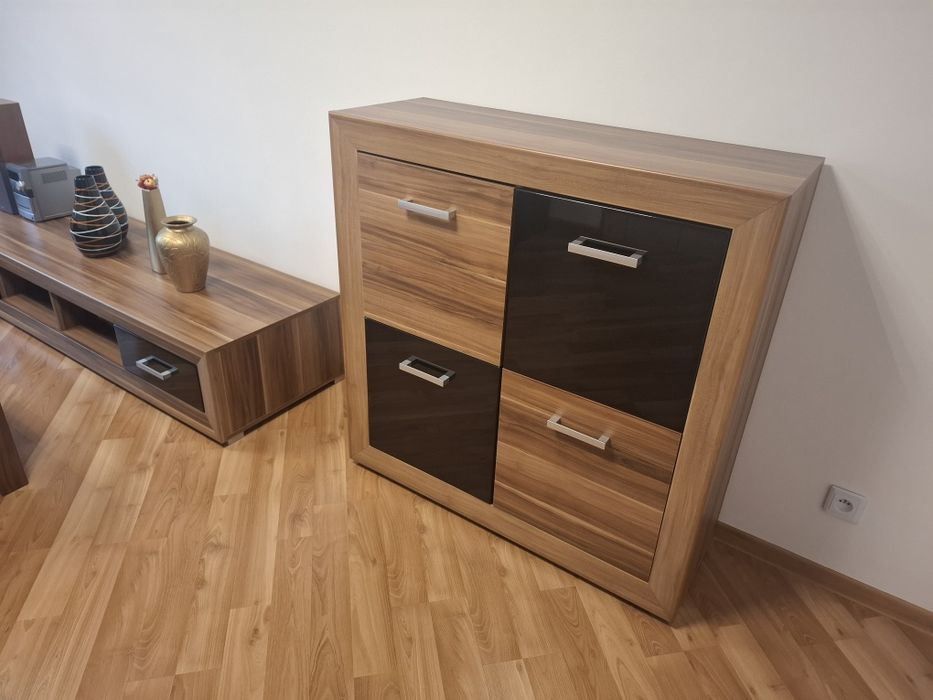 Zestaw mebli do salonu pokoju dziennego komoda rtv stolik kawowy meble