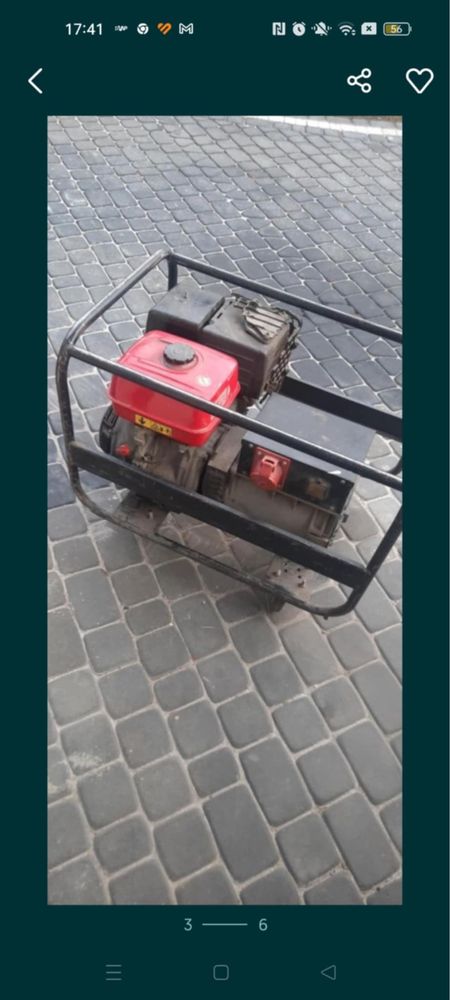 Agregat prado tworczy honda ect7000f