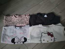 Zestaw 4 bluzy, 92 Zara, Sinsay Minnie