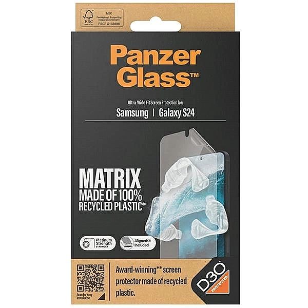 Szkło hartowane PanzerGlass Ultra-Wide Fit z D3O® z aplikatorem na Sam