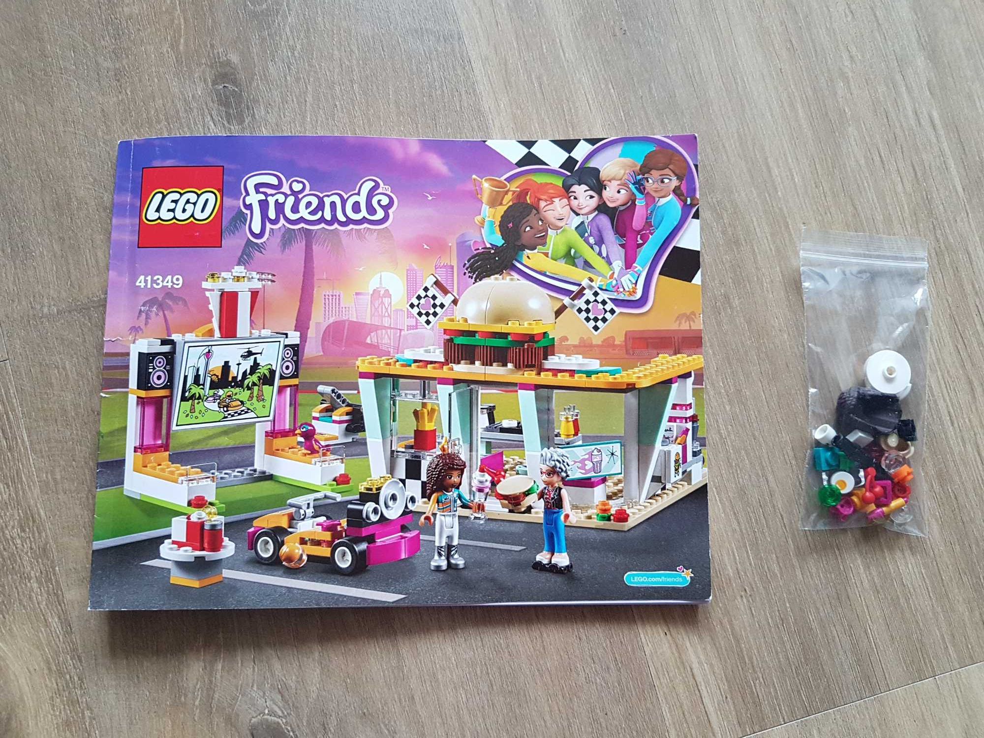 Klocki LEGO Friends 41349 Wyścigowa restauracja wiek 6-12 lat