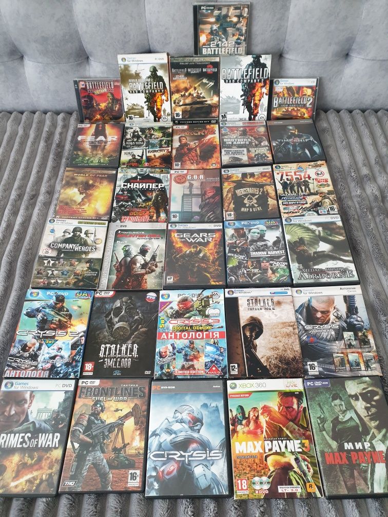 К продаже DVD игры на компьютер