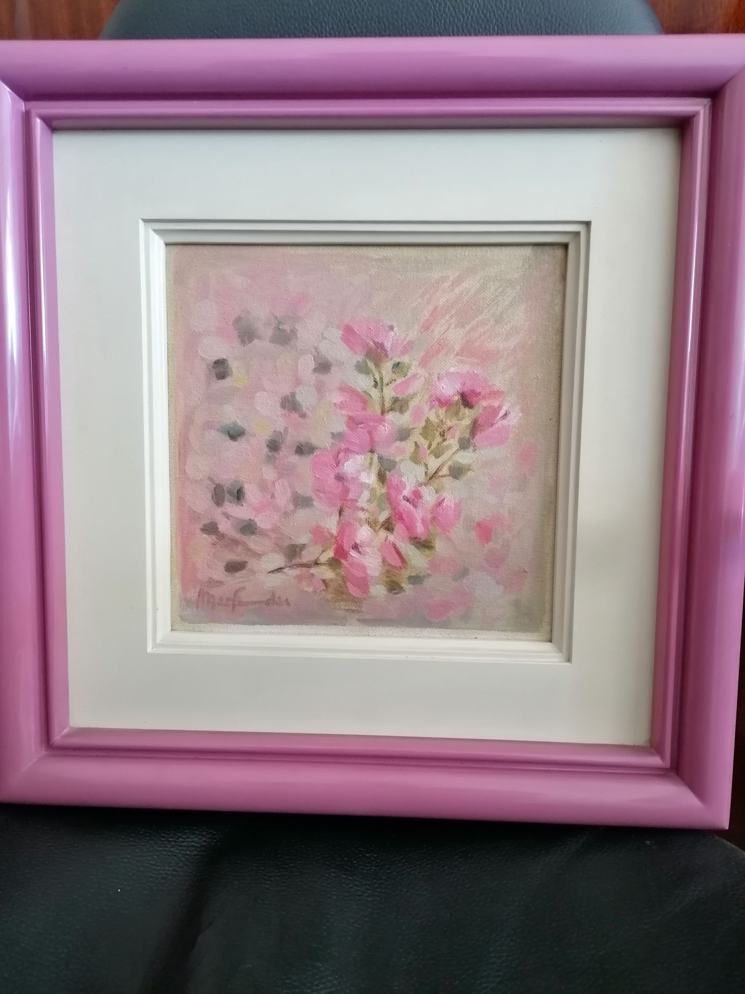 Quadro pintado à mão