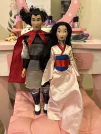 Książę chang i mulan zestaw lalka Barbie księżniczka Disney store