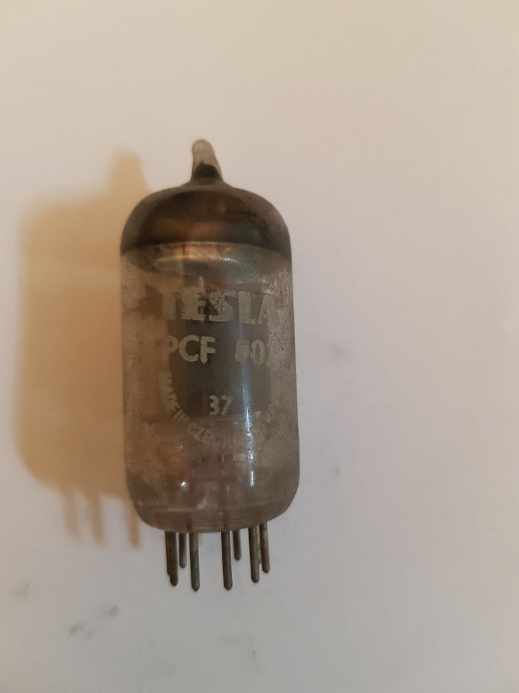 Lampa elektronowa Tesla 3 sztuki PCF 802