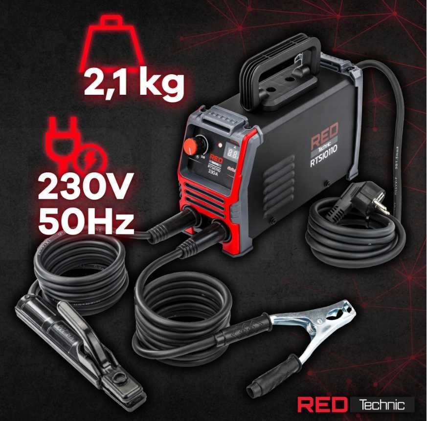 Mega Spawarka Inwerterowa 330A Red (Okazja)