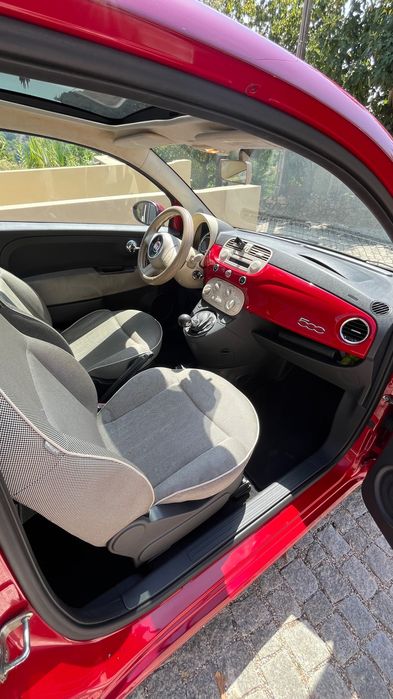 Fiat 500 vermelho