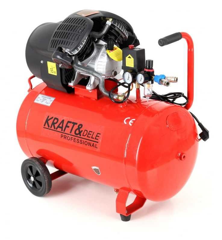 Kompresor sprężarka olejowa 100L 2 tłoki 230V KD1483
