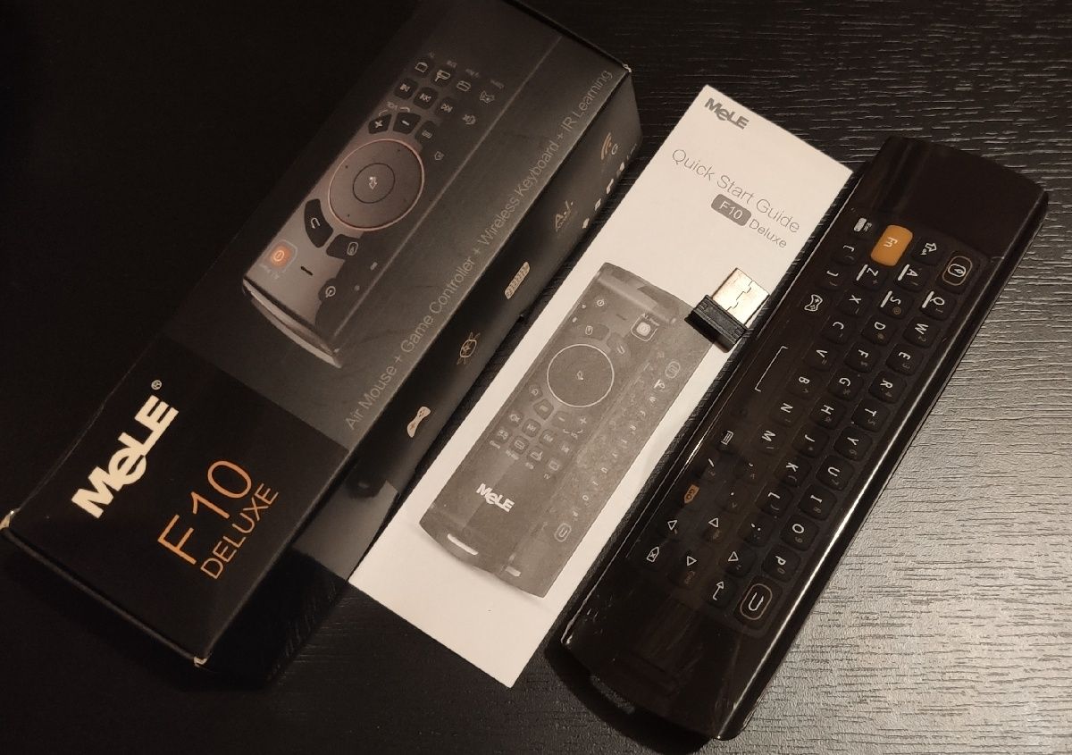 Pilot AI mele f10 deluxe, IR lerning, air mouse, QWERTY