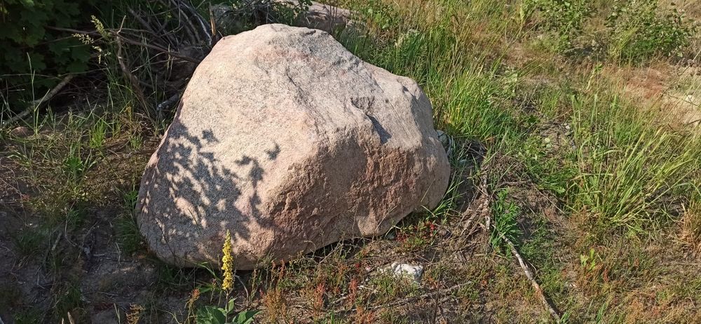 Kamień głaz 2szt jeden prosty