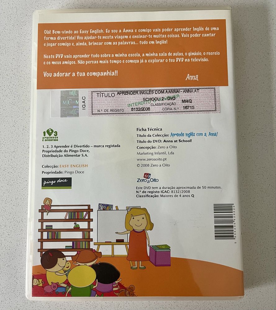 Aprende inglês com a Anna - DVD