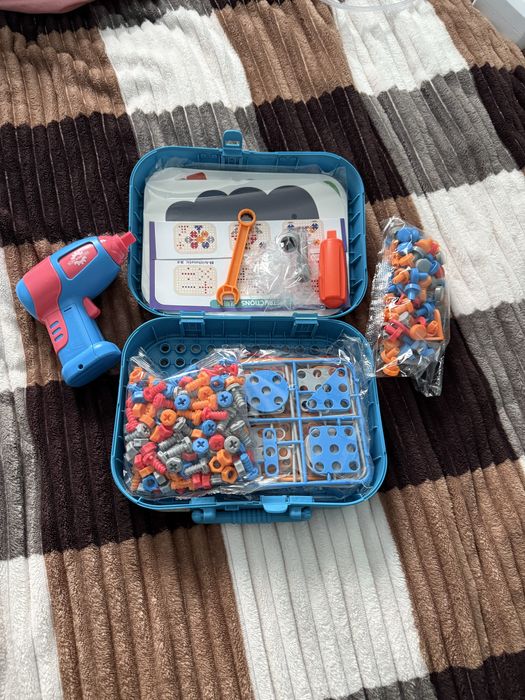 Дитячий набір інструментів/мозаїка/розваюча іграшка, 351 деталей
