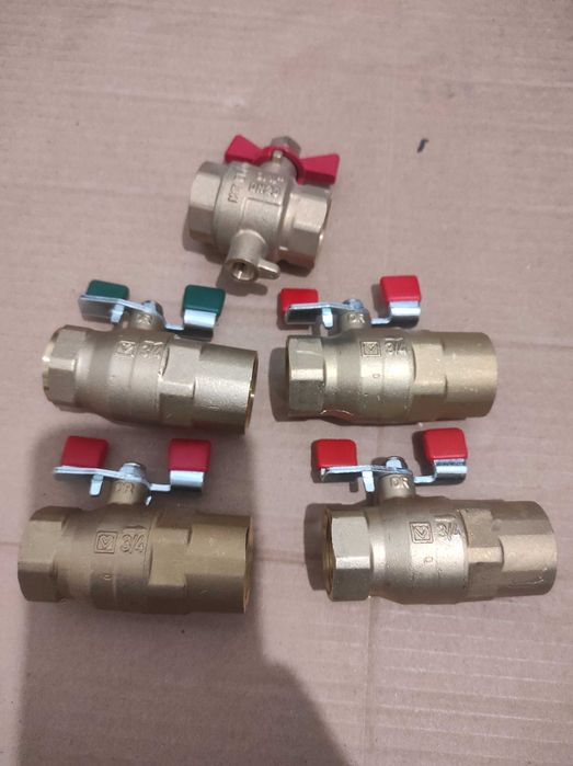 Zawór kulowy 3/4 i 1/2