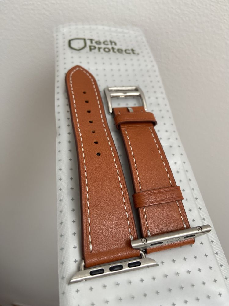 Pasek skórzany Tech Protect herms Apple watch 42/44 mm