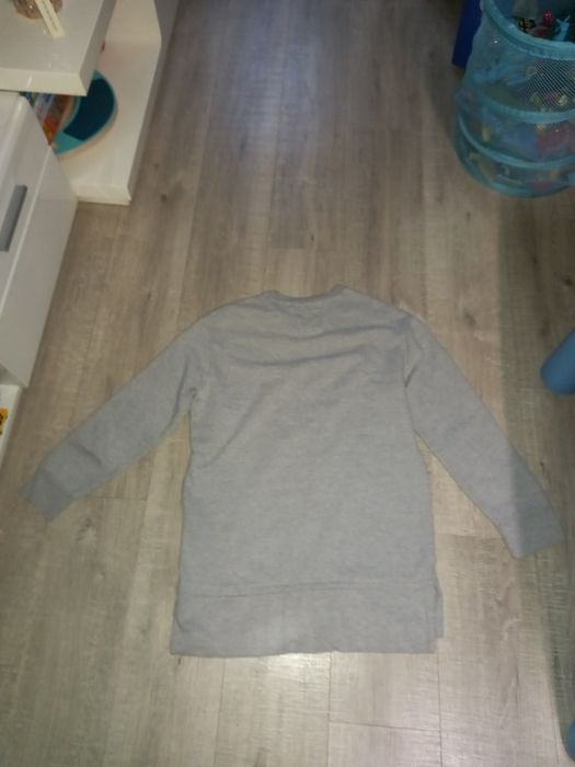 Tunika sukienka bluza XS 34 Bershka długi rękaw szara