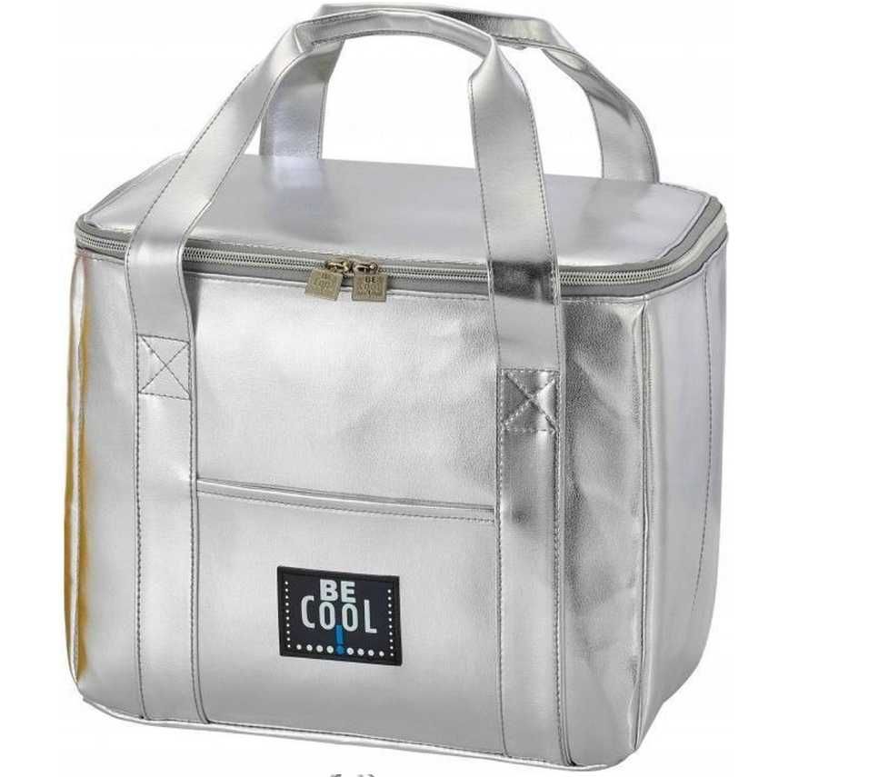 Torba termiczna BE COOL mała srebrna 10 x 28 x18 x 21 cm 10L