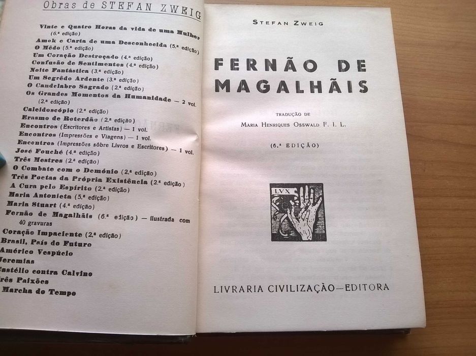 Fernão de Magalhães - Stefan Zweig (portes grátis)
