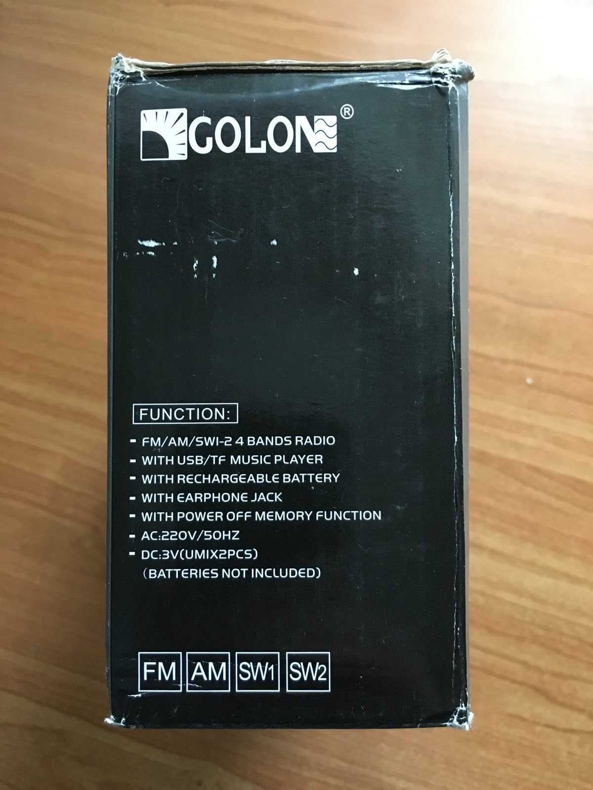 Радиоприемник  ICF-F20 USB, micro SD, MP3, AUX