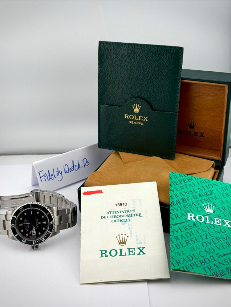 FULLSET Rolex Submariner Date ref. 16610T cal.3135