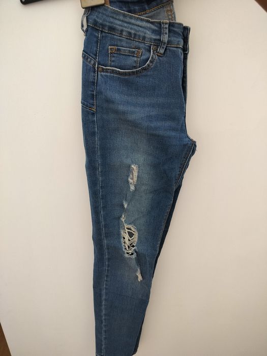 Calças estilo descosidas tamanho 36, Tiffosi