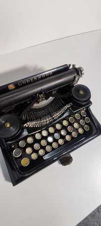 Zabytkowa maszyna do pisania Underwood Portable , polskie znaki