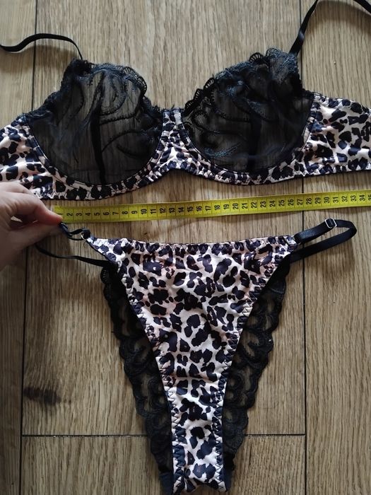 Bielizna damska komplet M/L panterka