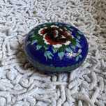 Szkatułka z emalii Cloisonne Vintage