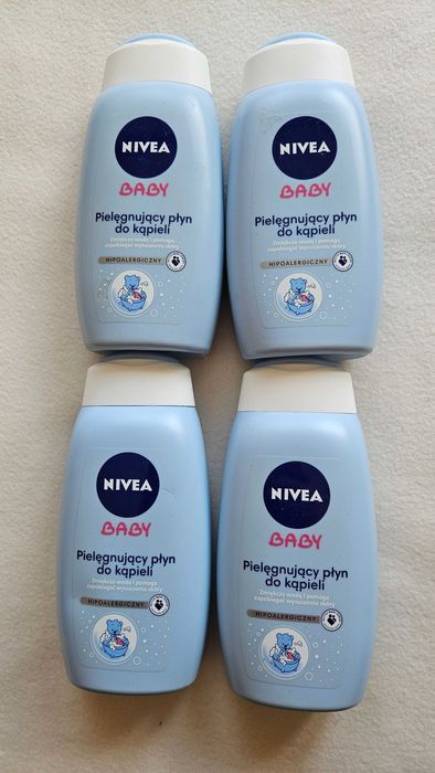 Nivea Baby pielęgnujący plyn do kąpieli żel balsam hipoalergiczny