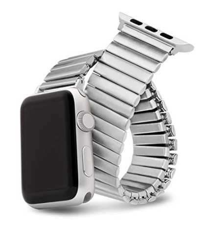 Эластичные металлические браслеты для Apple Watch 38/40 S и 42/44 M