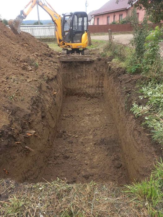 Послуги міні екскаватора та самоскида