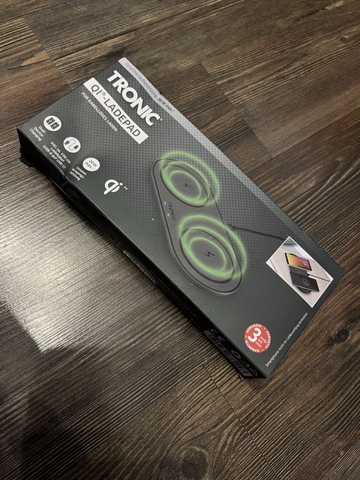 Tronic - podkładka ładująca Qi dual (czarna)