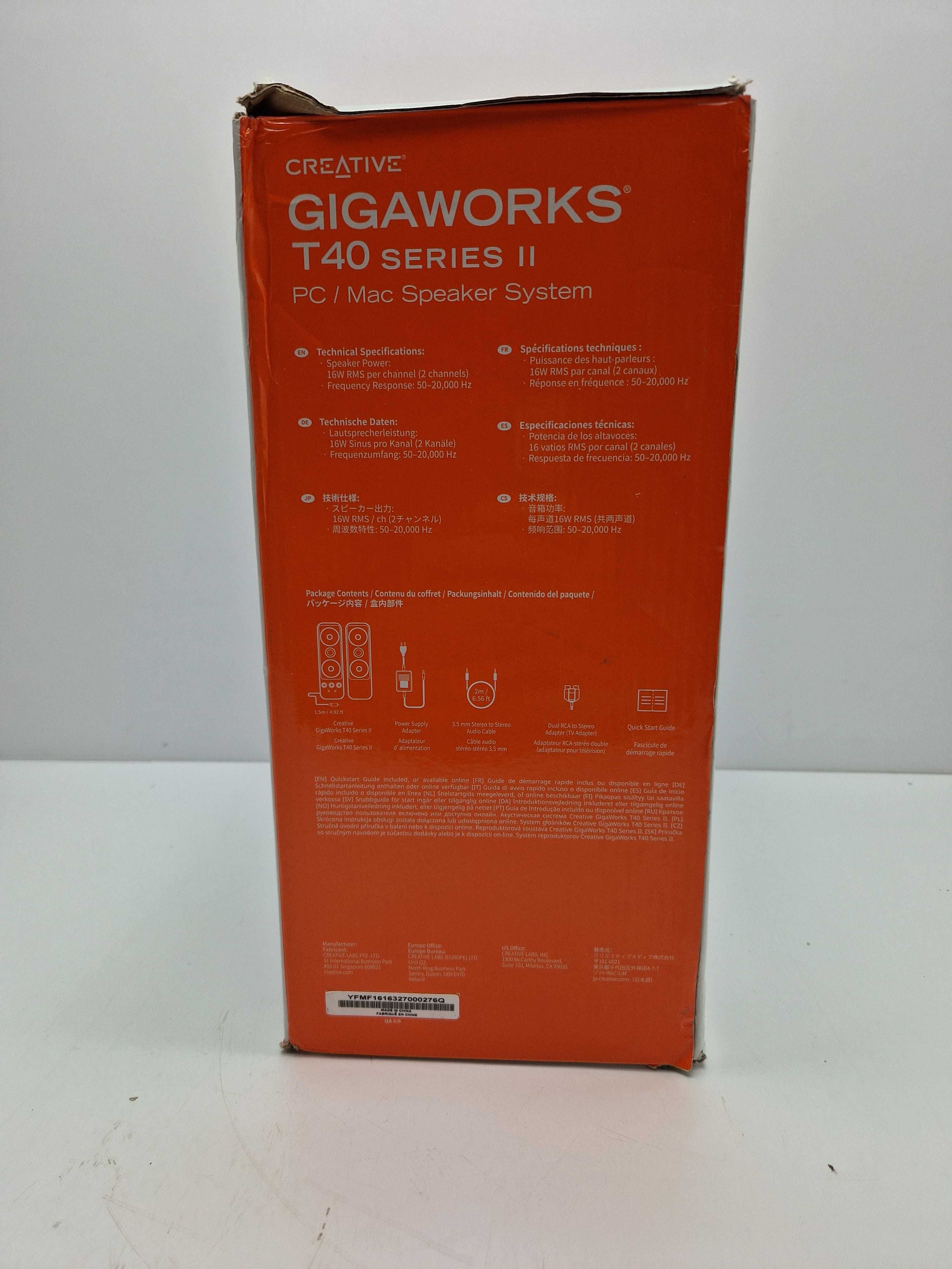Głośniki Ceative GIgaworks T40 Series II