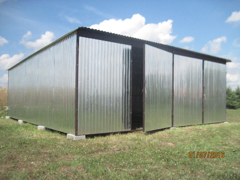 Garaż blaszany!Garaż blaszak 6x5!Blaszaki!Magazyn 6x6 4x6 7x7 9x7 12x6