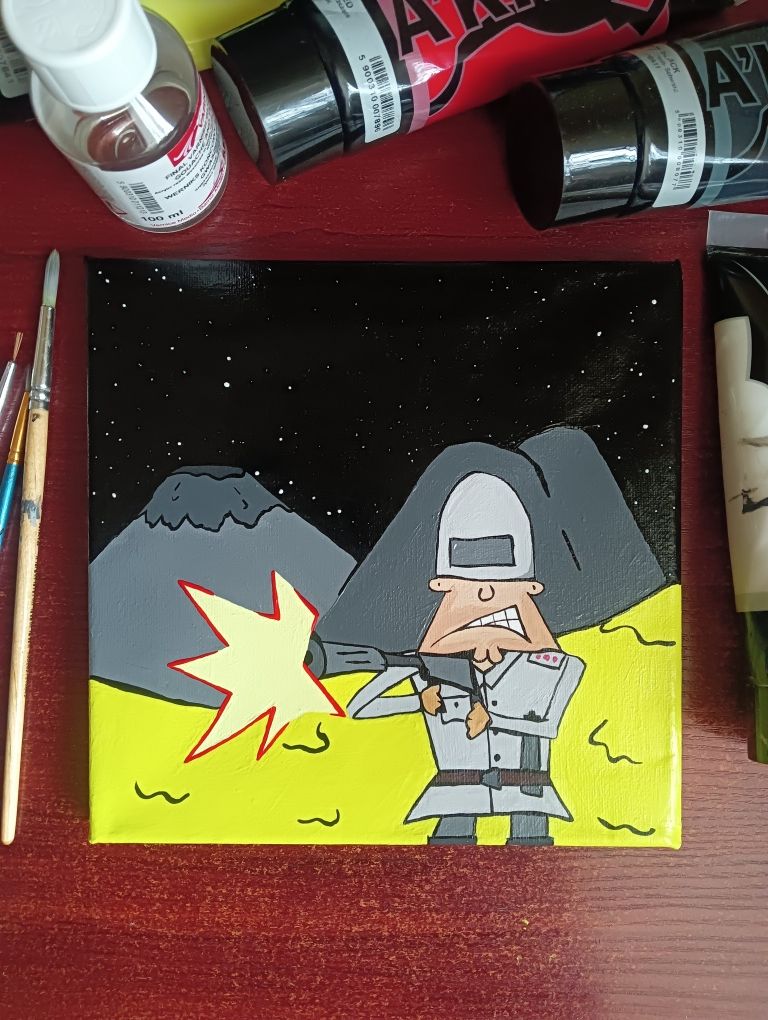 Obraz Kapitan Bomba akryl