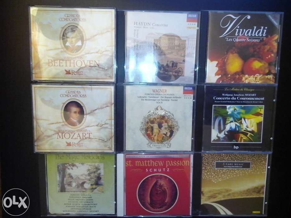 CD`s de todo o tipo de música.