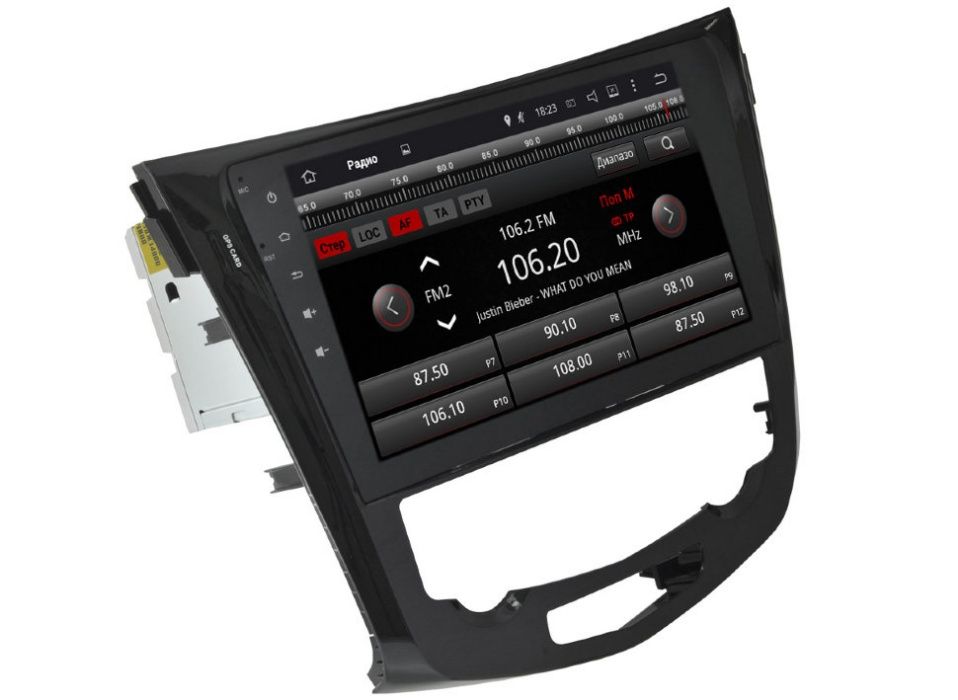 Магнитола 10" Nissan Qashqai X-Trail Rogue GPS USB Aux WiFi Bluetooth