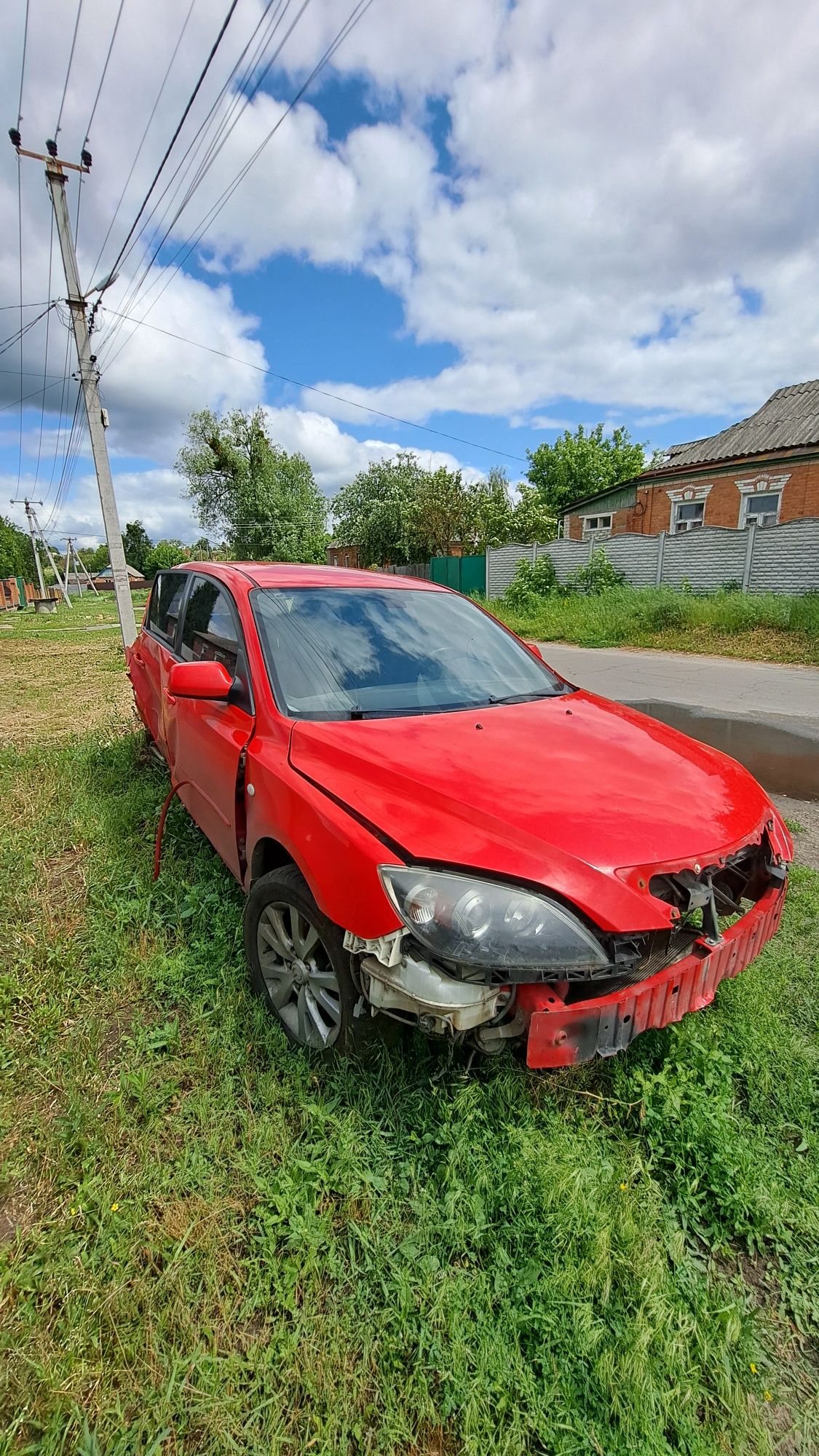 Mazda 3 2007, після ДТП