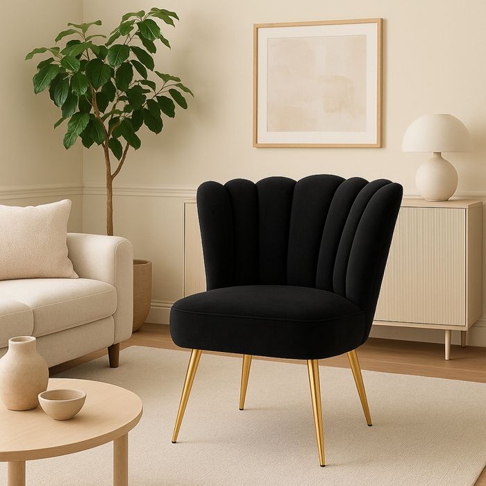 Krzesło Muszla stylowy fotel do Toaletki Kolory do wyboru