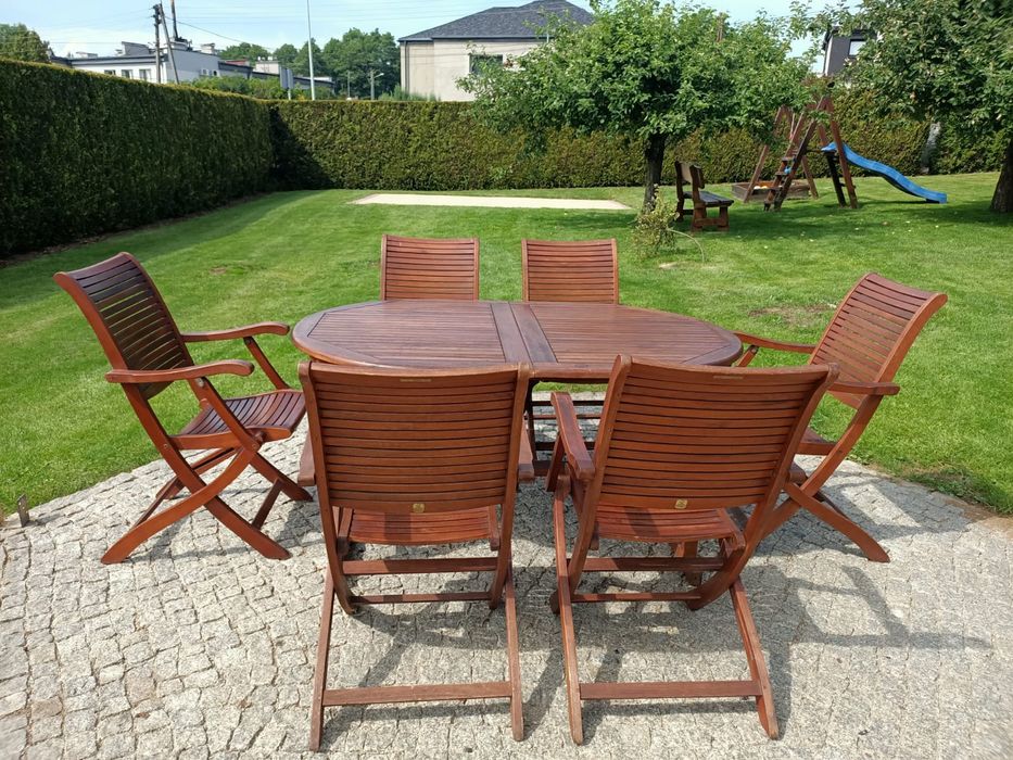 Meble drewniane ogrodowe