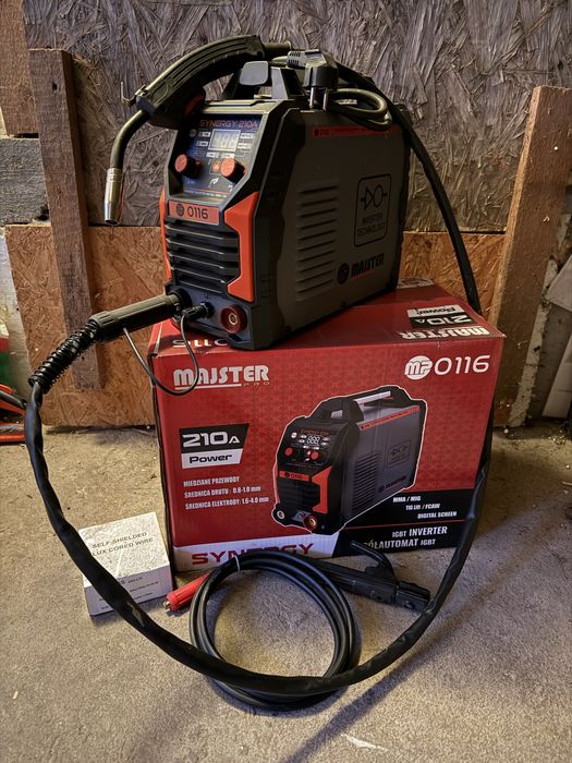 Spawarka inwertorowa 210A Mig/Tig/Mma Synergia