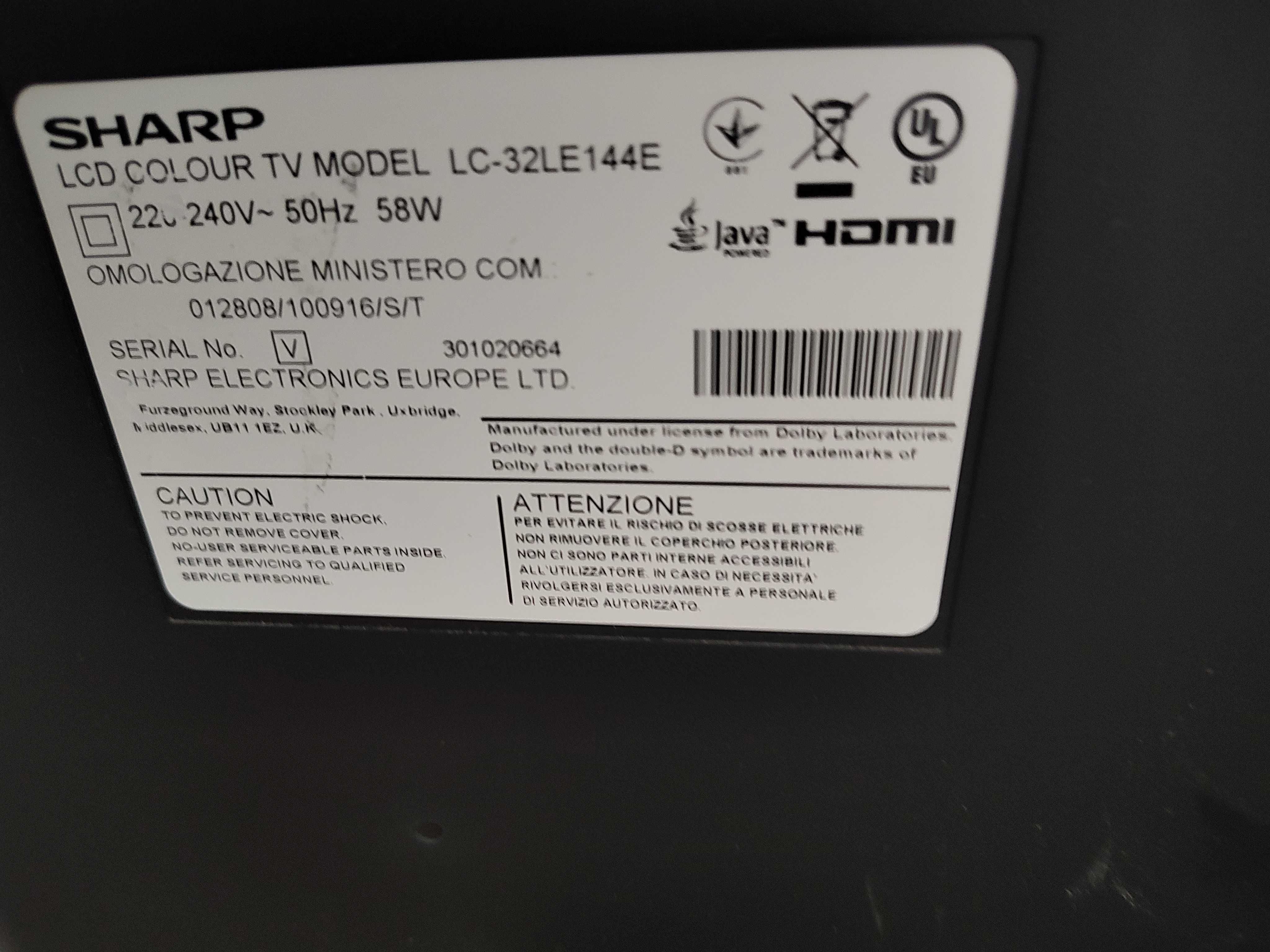Telewizor Sharp LC-32LE144E