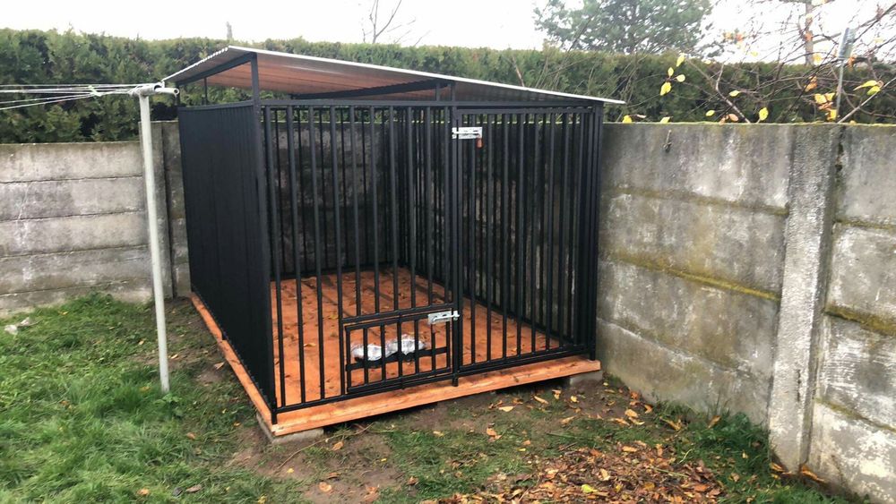 3mx2m kojec dla psa .Mocny boks klatka zagroda. BUDA