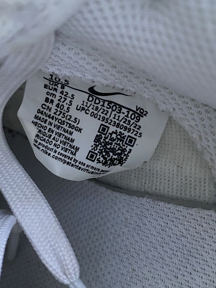 Кроссовки кожаные Nike Dunk Оригинал Размер 43 - 27,5 см